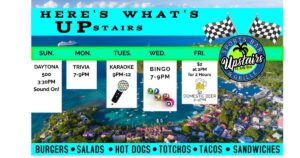 UPSTAIRS SPORTS BAR AND GRILLE    SAINT JOHN ISLAND GUIDE