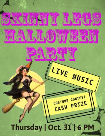 SKINNY LEGS HALLOWEEN PARTY -- SAINT JOHN ISLAND GUIDE
