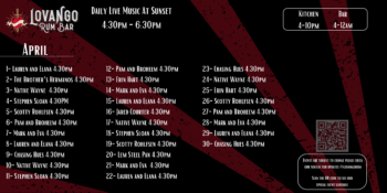 LOVANGO APRIL MUSIC    SAINT JOHN ISLAND GUIDE