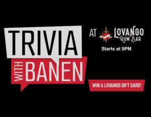 LOVANGO RUM BAR TRIVIA WITH BANEN    SAINT JOHN ISLAND GUIDE