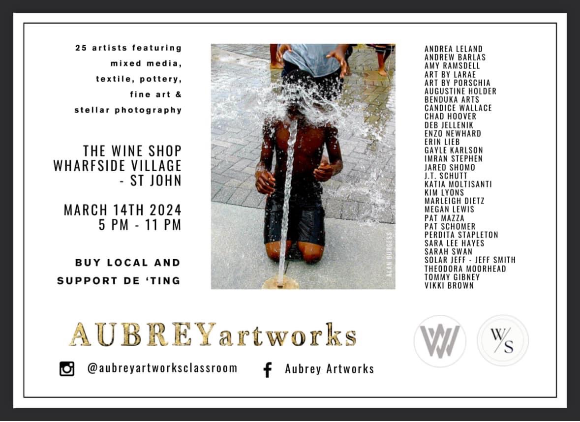 AUBREY ARTWORKS  SAINT JOHN ISLAND GUIDE