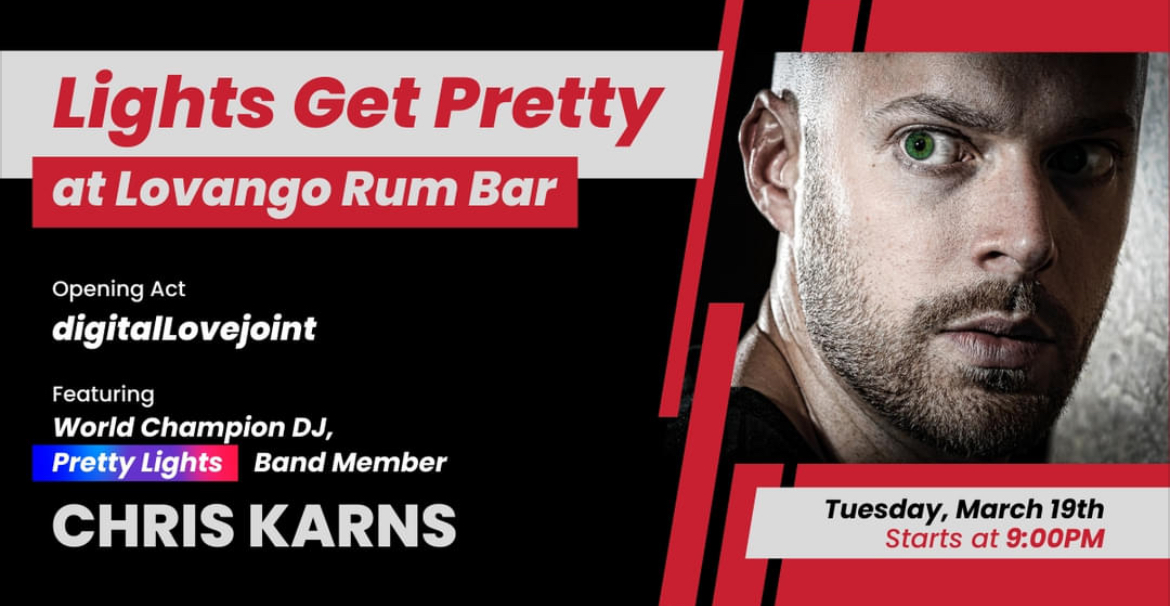 LIGHTS GET PRETTY    SAINT JOHN ISLAND GUIDE    Chris Karns    Lovango Rum Bar