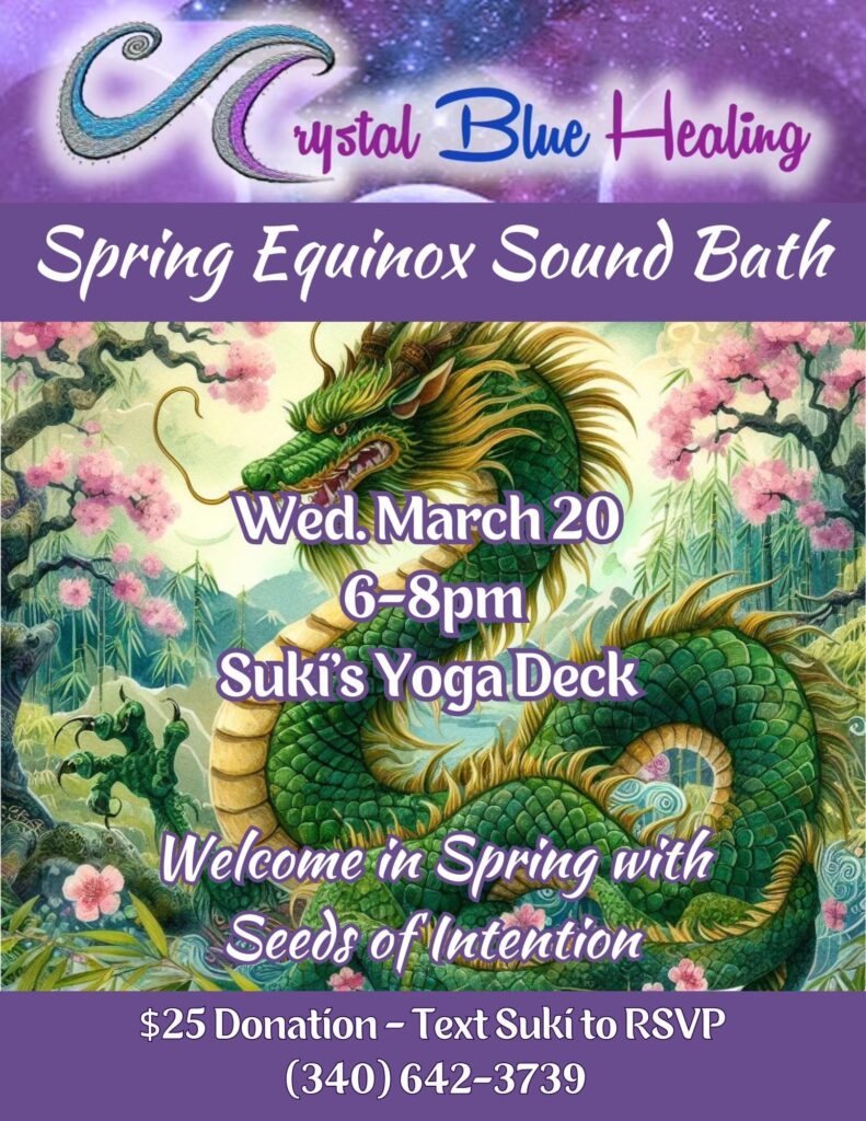 SPRING EQUINOX SOUND BATH SAINT JOHN ISLAND GUIDE