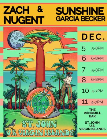 ZACH NUGENT LIVE MUSIC WINDMILL BAR    SAINT JOHN ISLAND GUIDE
