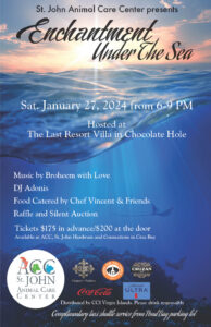 WINTER GALA: ANIMAL CARE CENTER OF ST. JOHN @ The Last Resort Villa