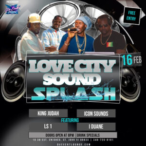 Da event lounge Love city sound splash