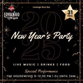 NEW YEARS EVE PARTY LOVANGO    SAINT JOHN ISLAND GUIDE
