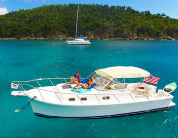 PHOENIX ISLAND CHARTERS -- PHOENIX -- 30' MOTOR YACHT -- SAINT JOHN ISLAND GUIDE